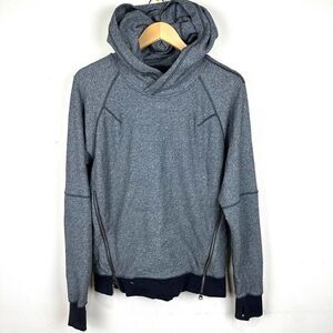 Lululemon Grey Marled Dual Zip‎ Hoodie Sweatshirt Women’s 4